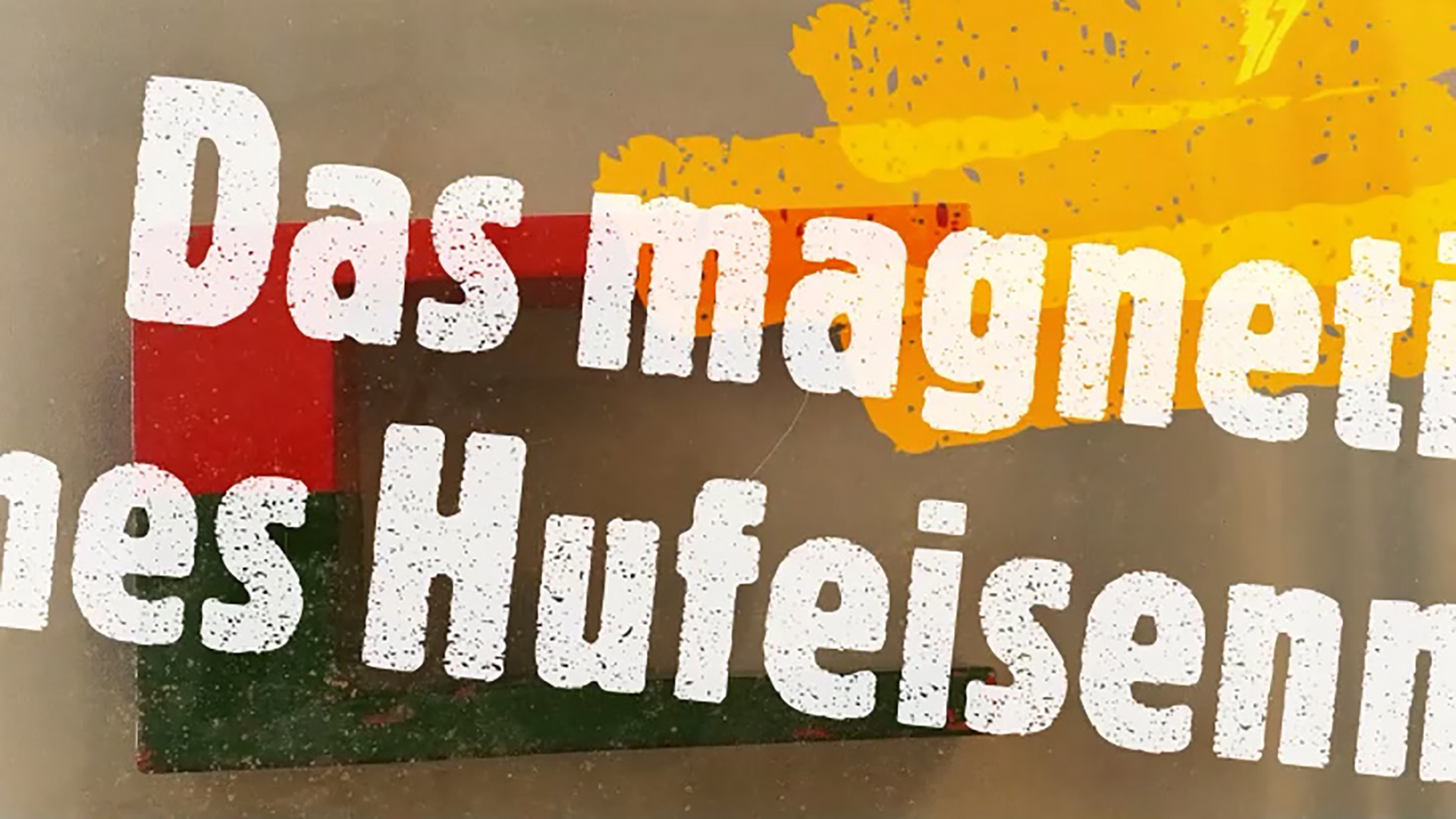 Vorschaubild Video Physik - Das magnetische Feld eines Hufeisenmagneten auf der Seite Tag der offenen Tuer